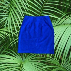 Vintage Royal Blue Mini Skirt💙